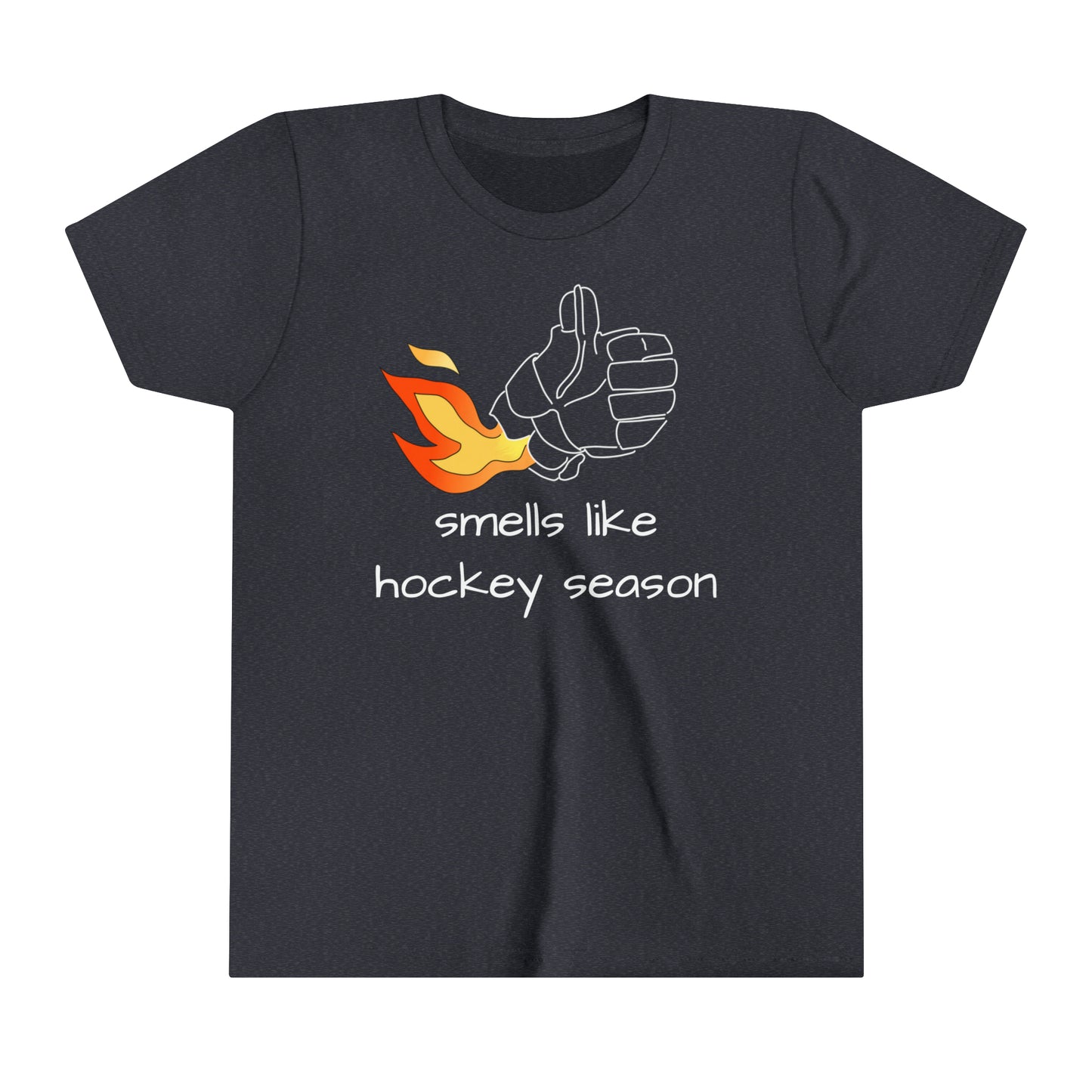 Youth-sized shirt for hockey enthusiasts
