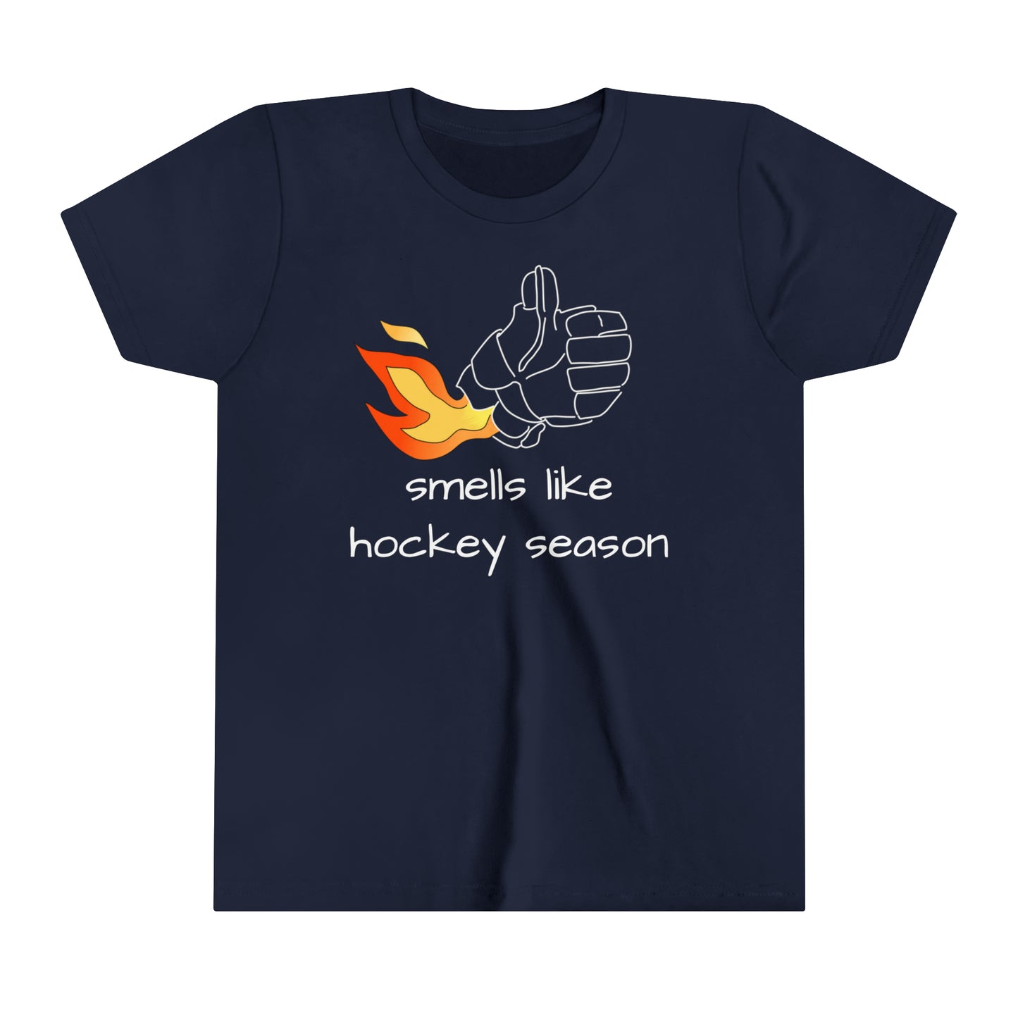 Short sleeve tee for young hockey fans