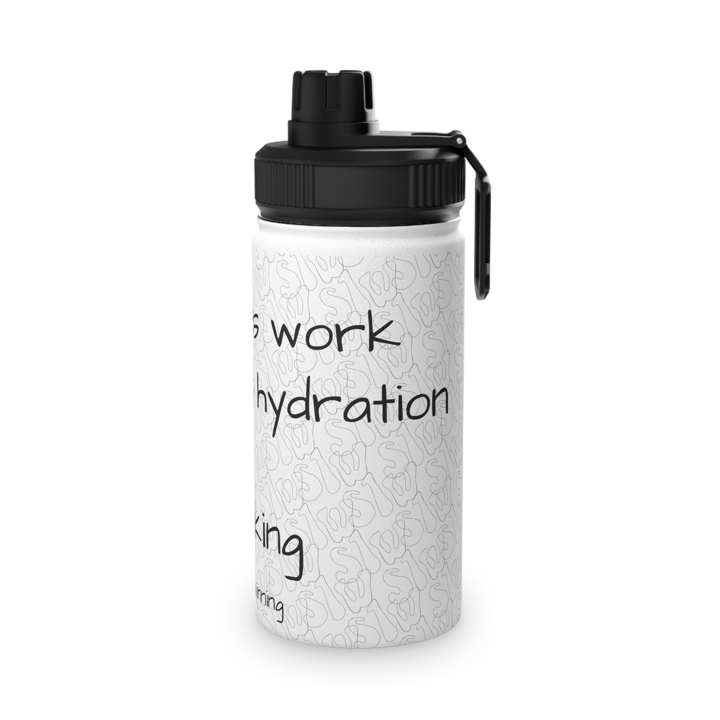 Winning takes Work Stink Like Winning Stainless Steel Sports Water Bottle