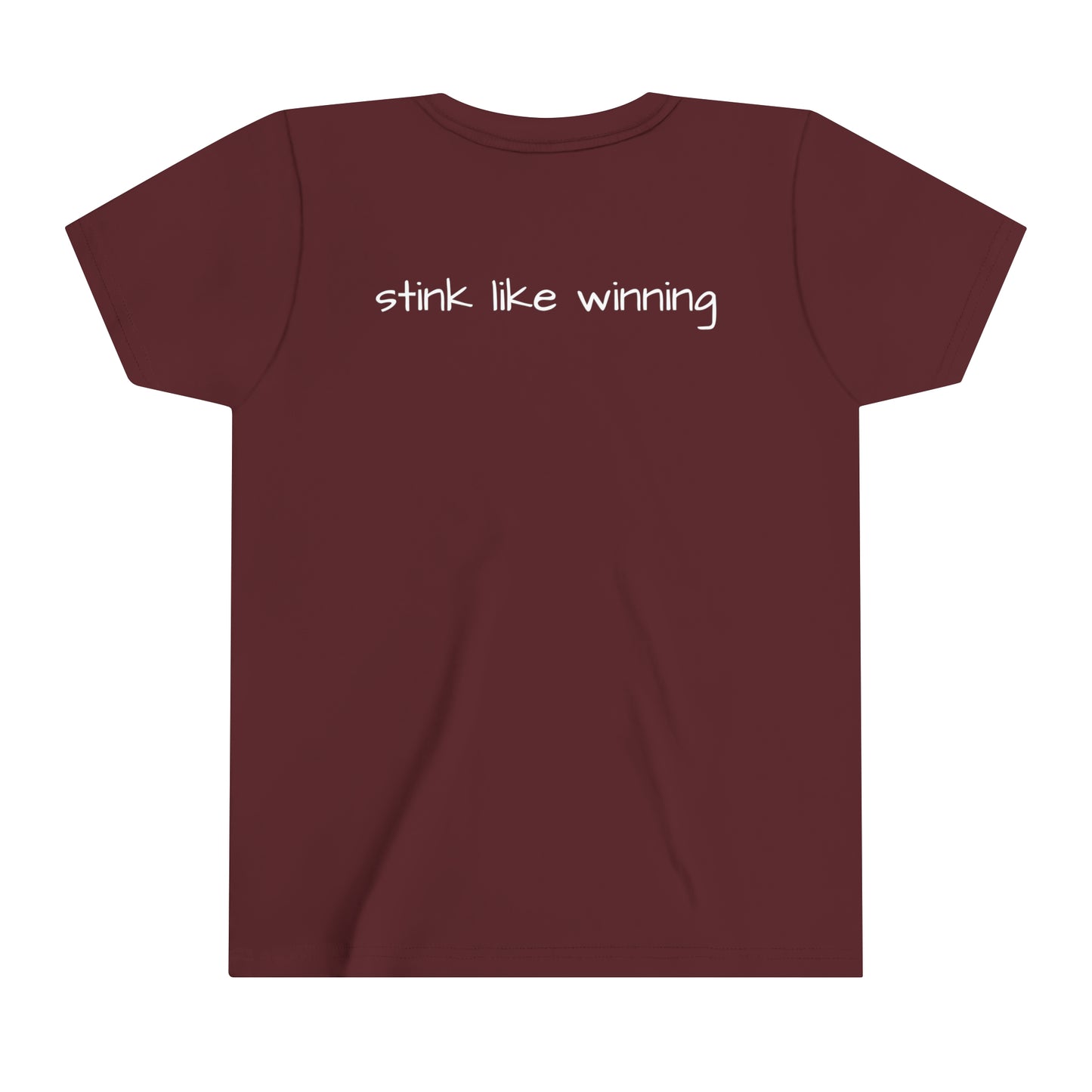 Smells like Hockey Season Youth Hockey Short-Sleeve T-Shirt