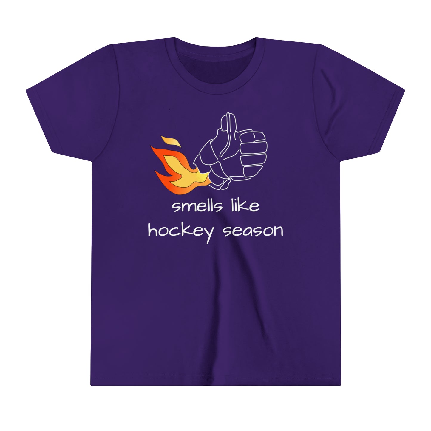 Junior hockey tee with sporty look