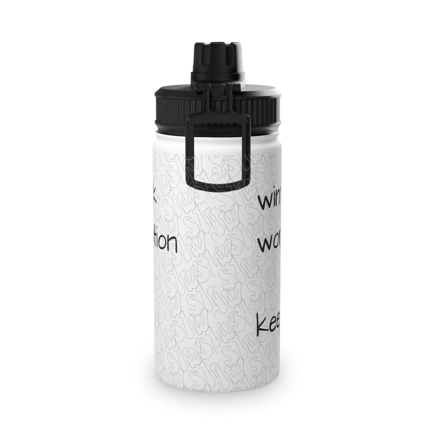 Winning takes Work Stink Like Winning Stainless Steel Sports Water Bottle