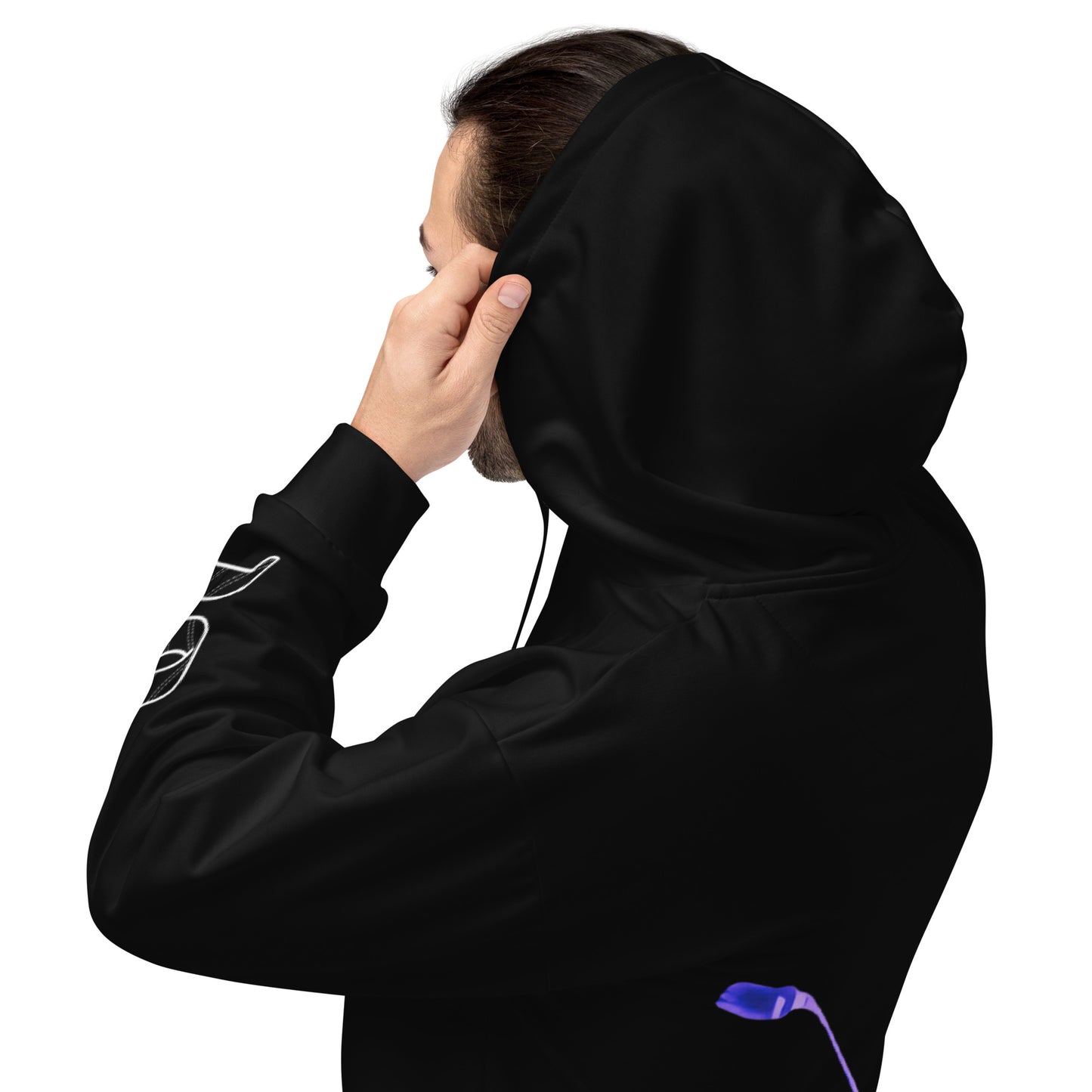 Men's hockey apparel: This "Selfie Celly" Celly Hard Hoodie is the perfect addition to any hockey fan's wardrobe.