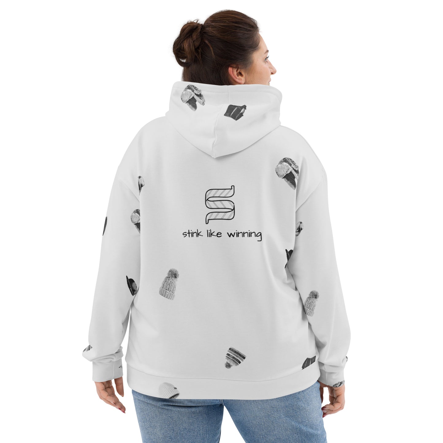 Good day for a Hat Trick Hockey Player Trendy Hoodie