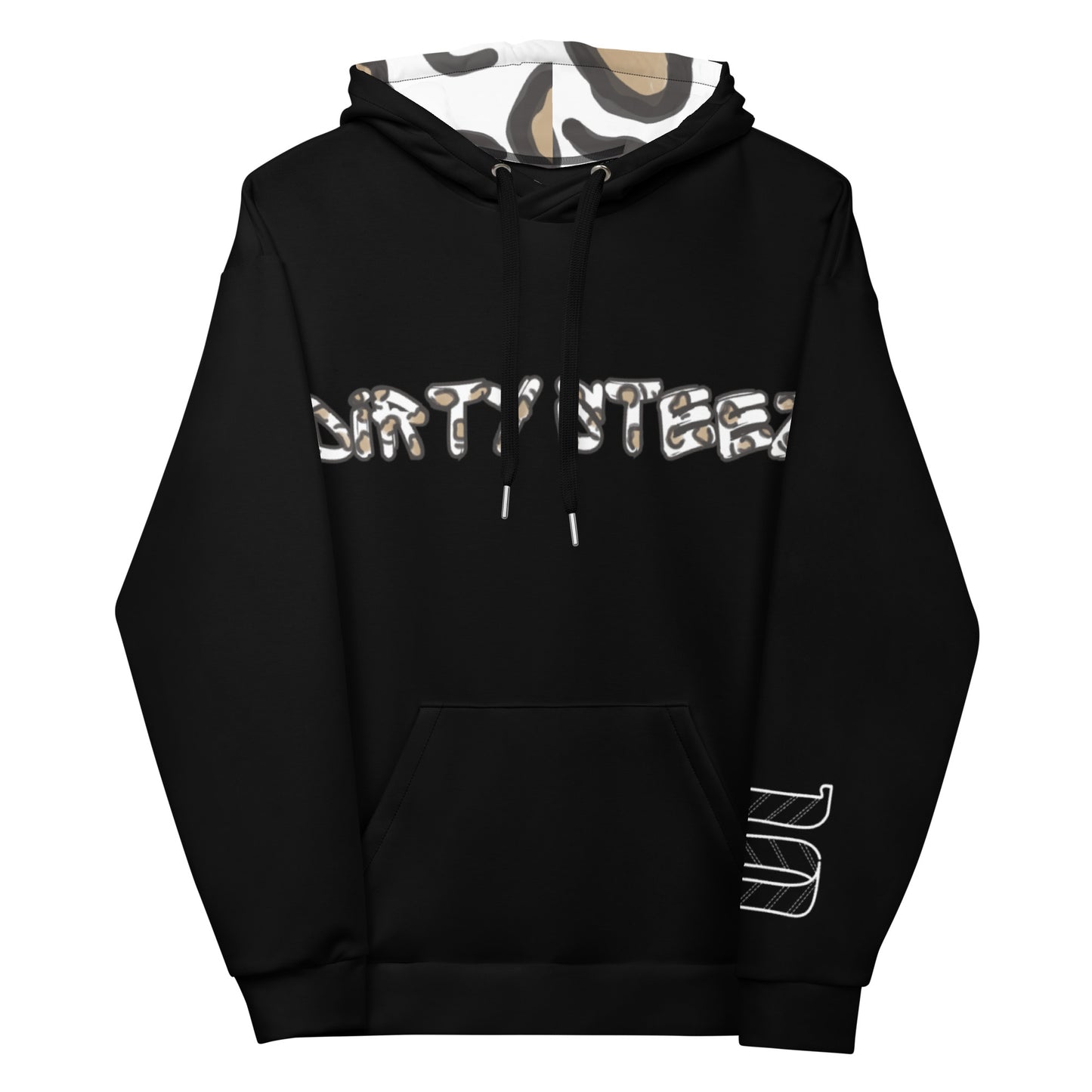 Hawks 'DIRTY STEEZ' Hockey Tourney Leopard Print Hoodie