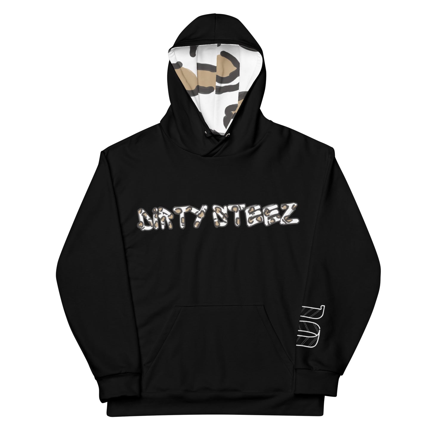Hawks 'DIRTY STEEZ' Hockey Tourney Leopard Print Hoodie