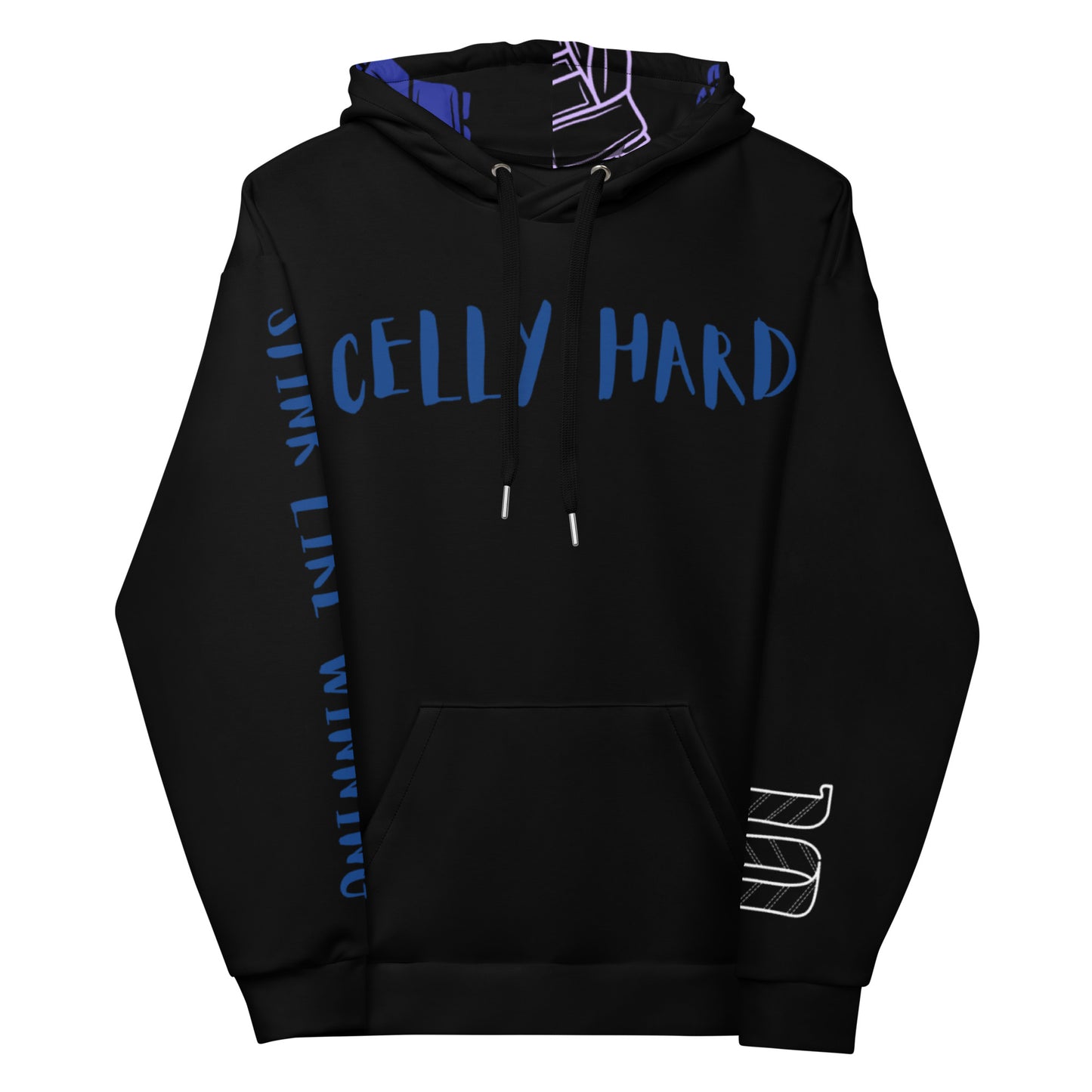 Celebrate your victories in style with the "Selfie Celly" Celly Hard Hockey Hoodie.