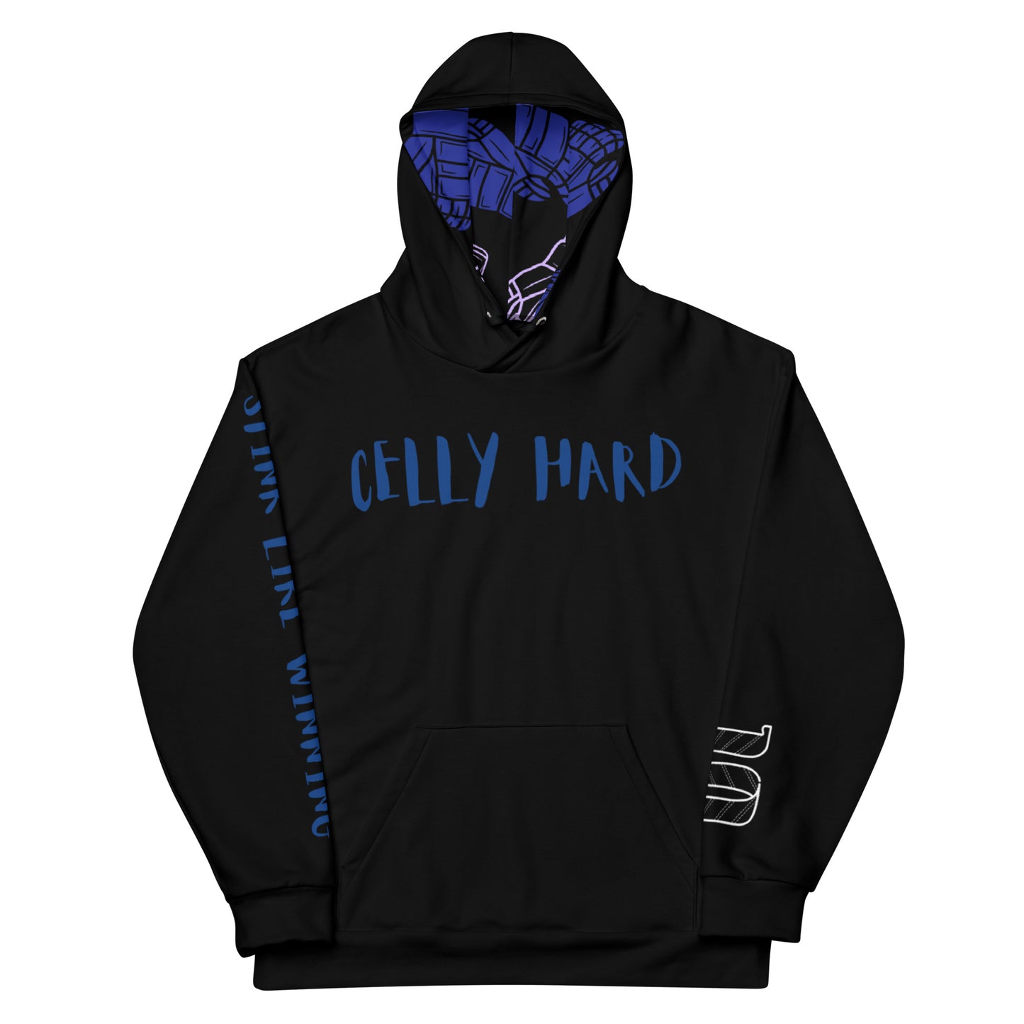 Cozy and warm, the "Selfie Celly" Celly Hard Hockey Hoodie is perfect for chilly rinks and beyond.