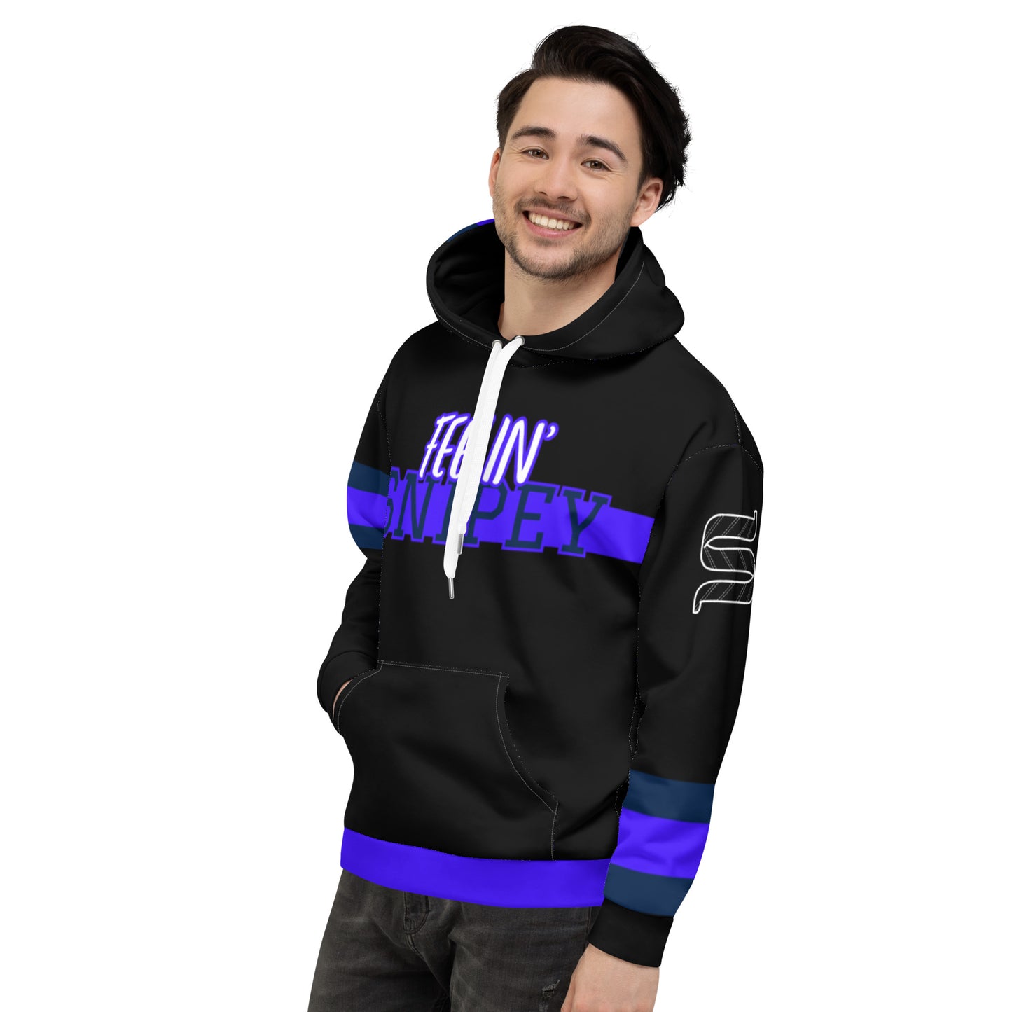 Feelin Snipey Hockey Player Jersey Hoodie