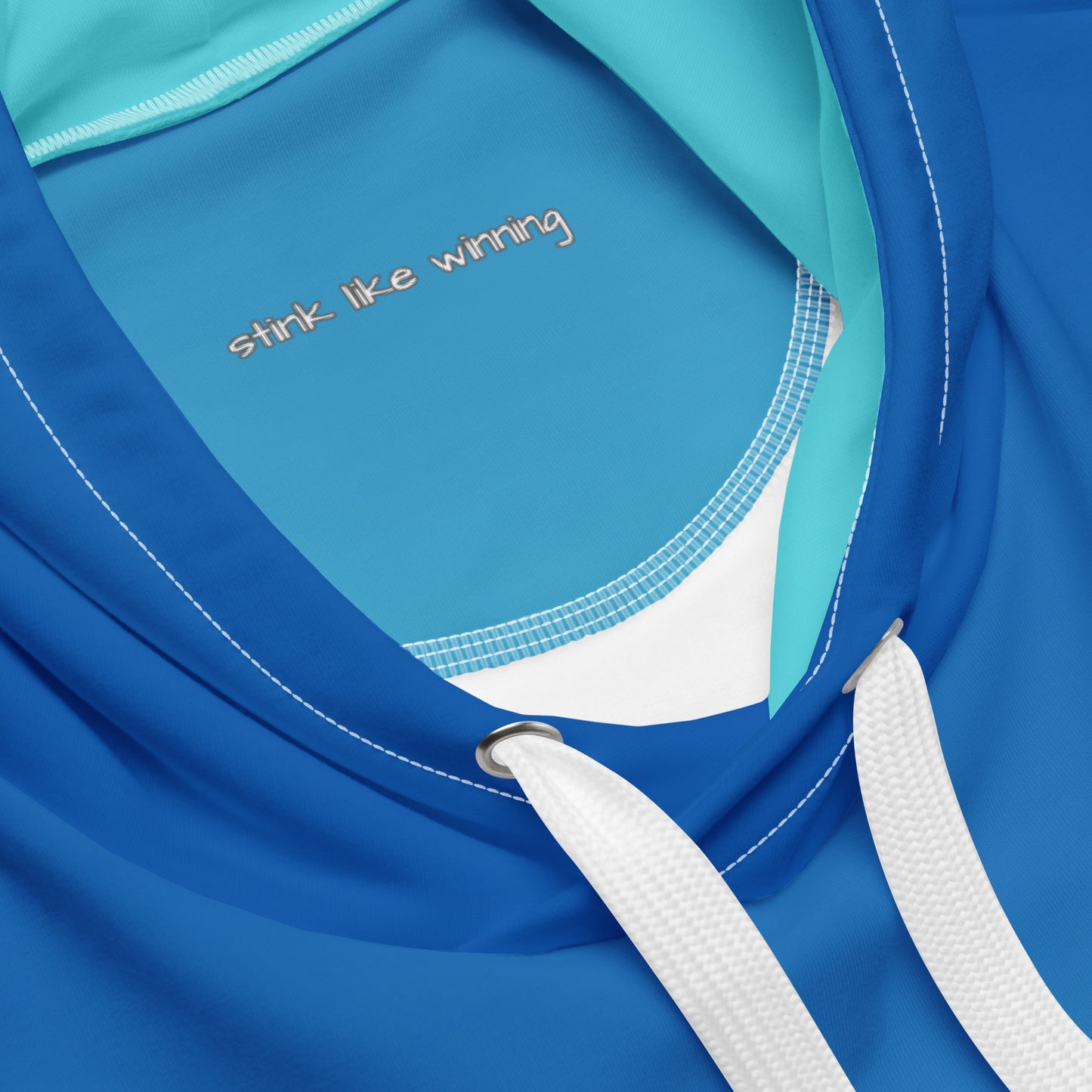 Coast to Coast Blue Ombre "Maine to Maui" Rink Print Hockey Hoodie