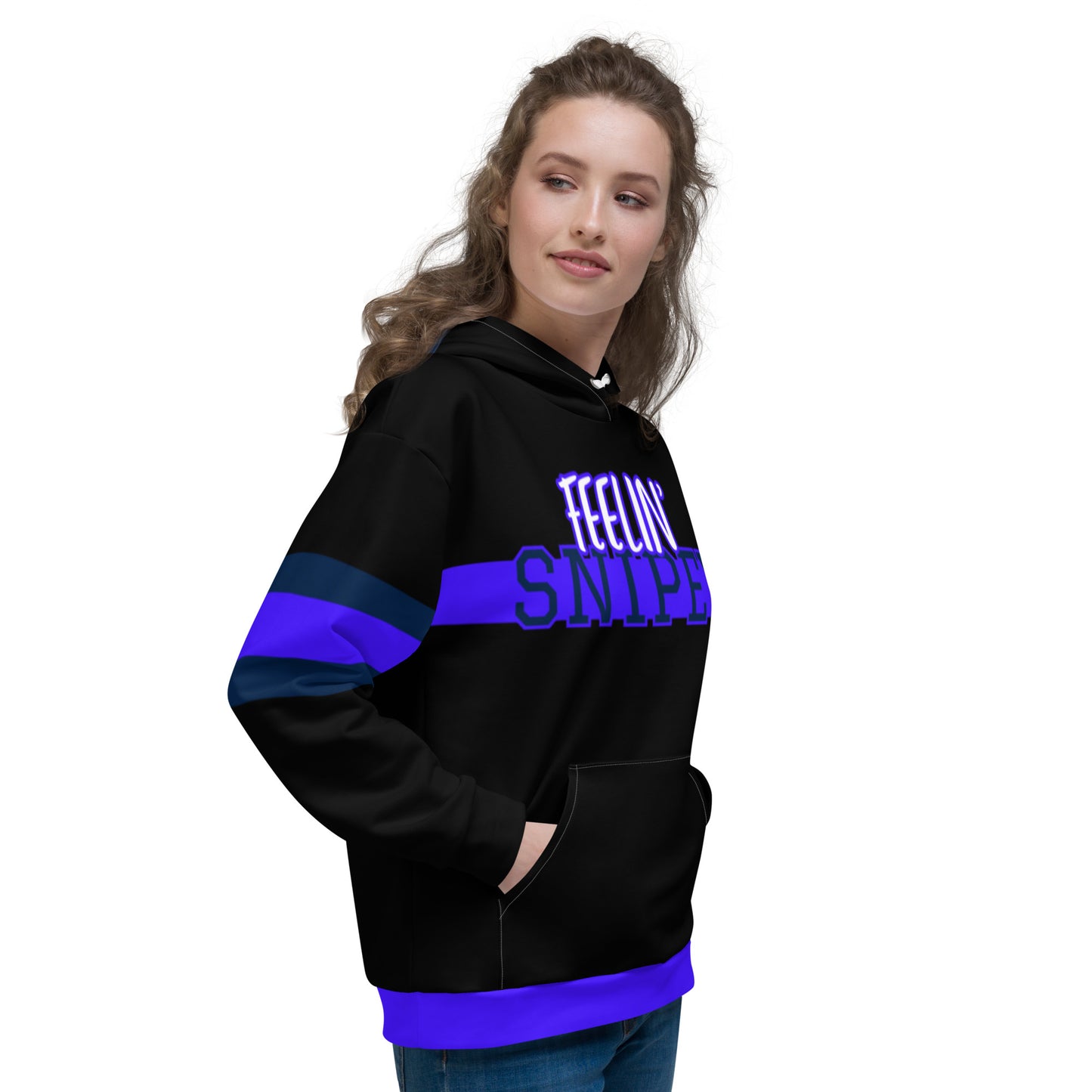 Feelin Snipey Hockey Player Jersey Hoodie