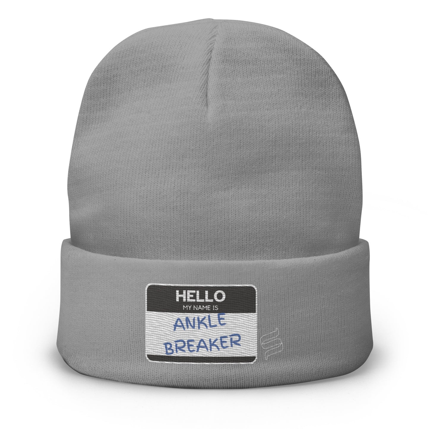 Hello My Name Is Ankle Breaker Hockey Beanie