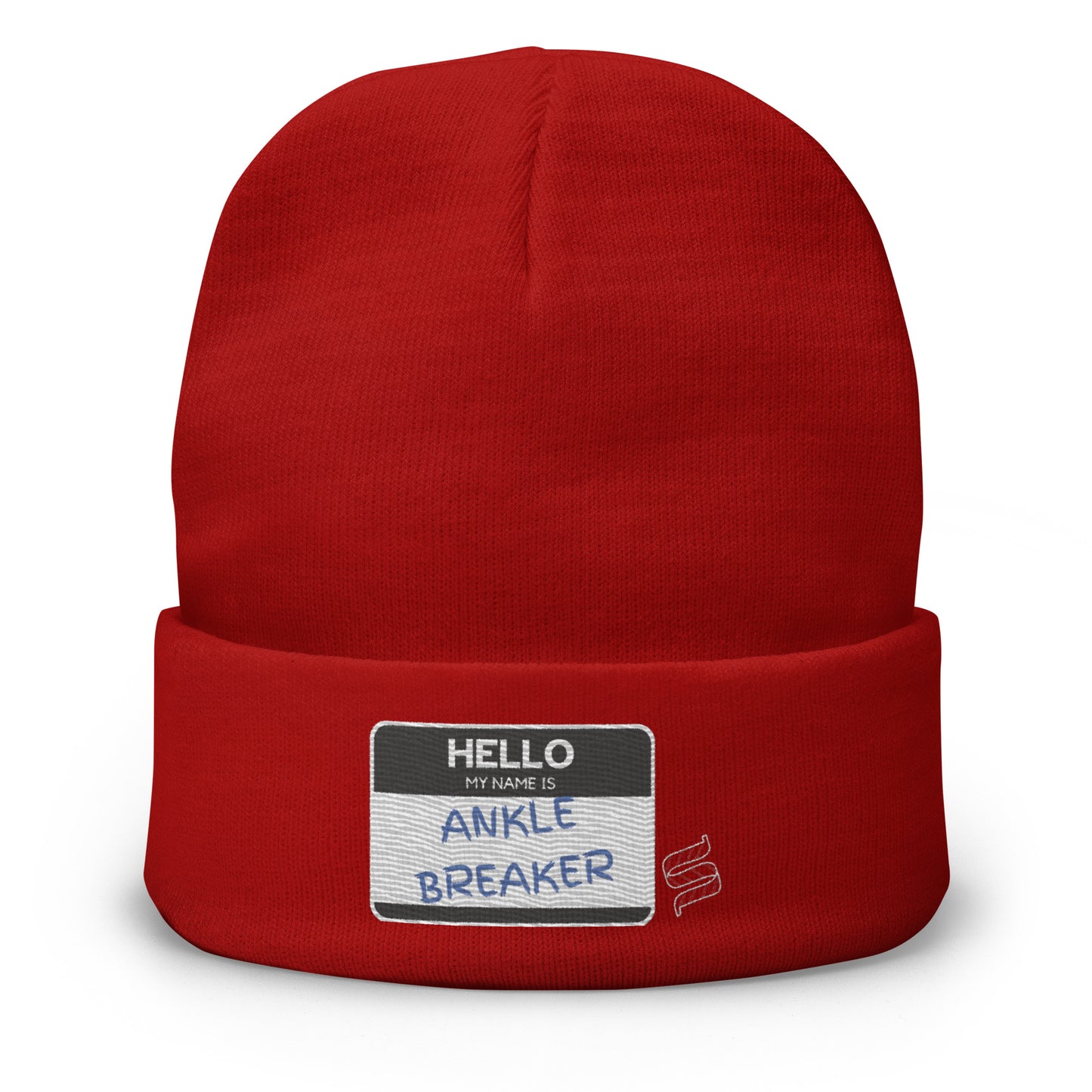 Hello My Name Is Ankle Breaker Hockey Beanie