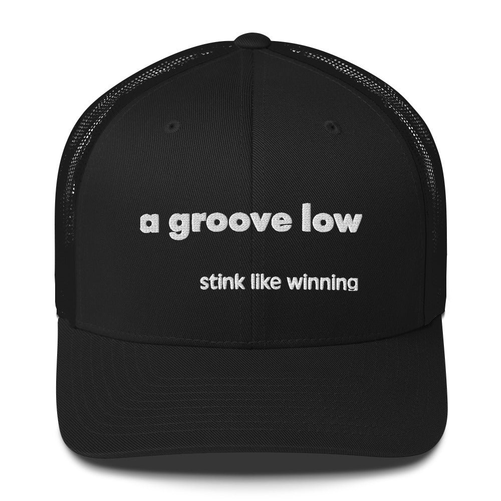'A groove low' stink like winning golfer Trucker Cap