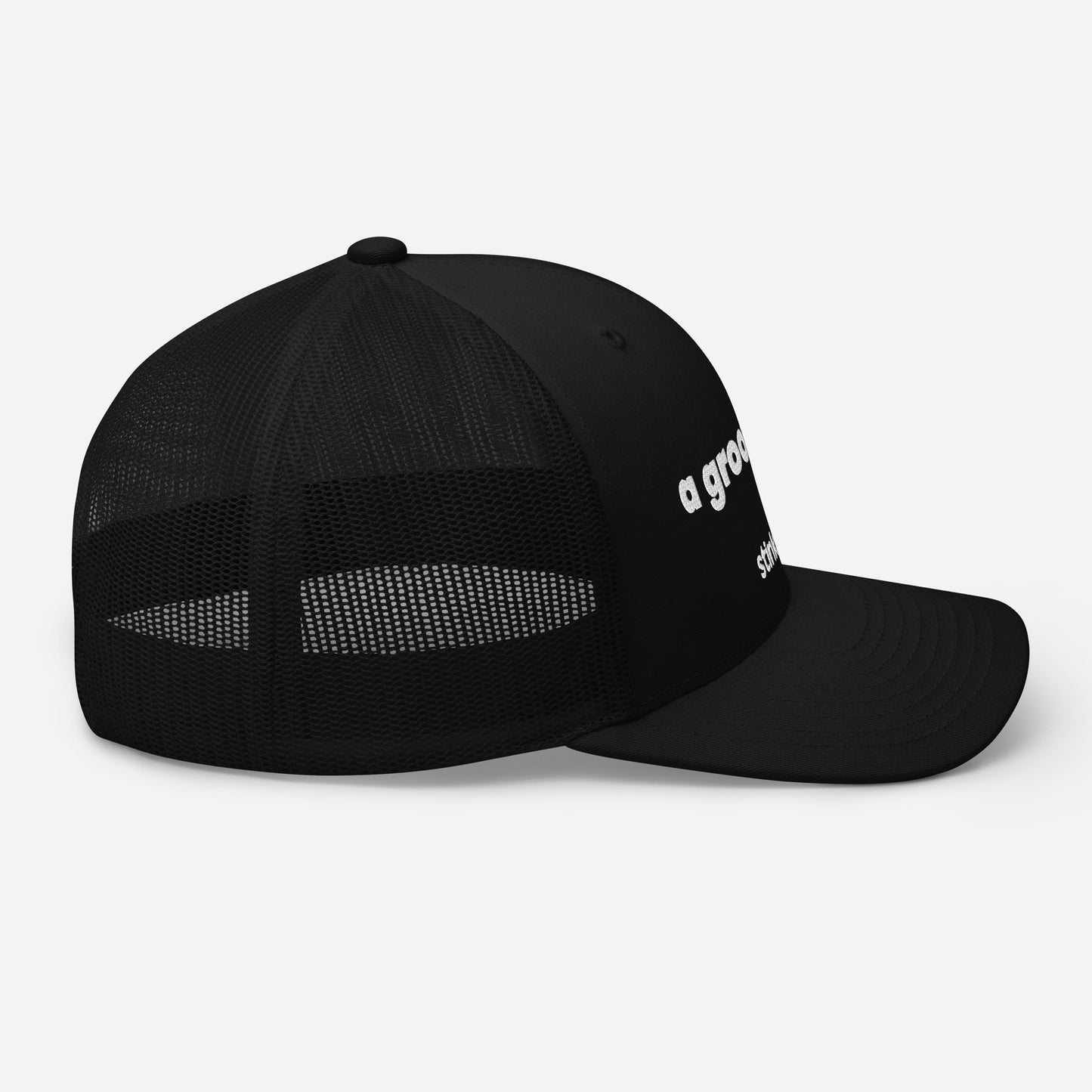 'A groove low' stink like winning golfer Trucker Cap