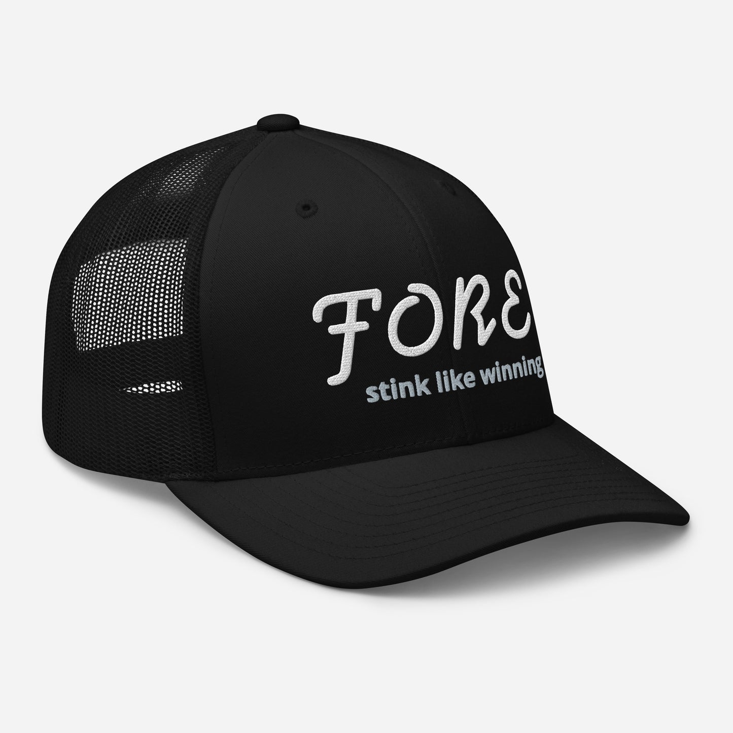 'FORE' stink like winning golfer Trucker Cap