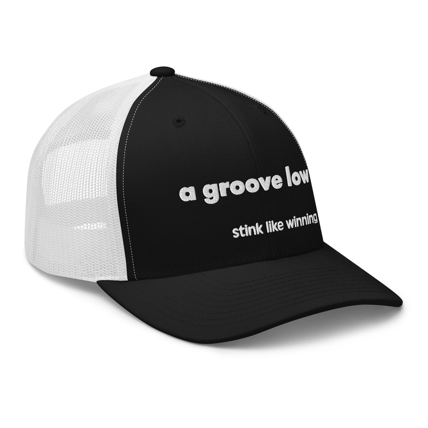 'A groove low' stink like winning golfer Trucker Cap
