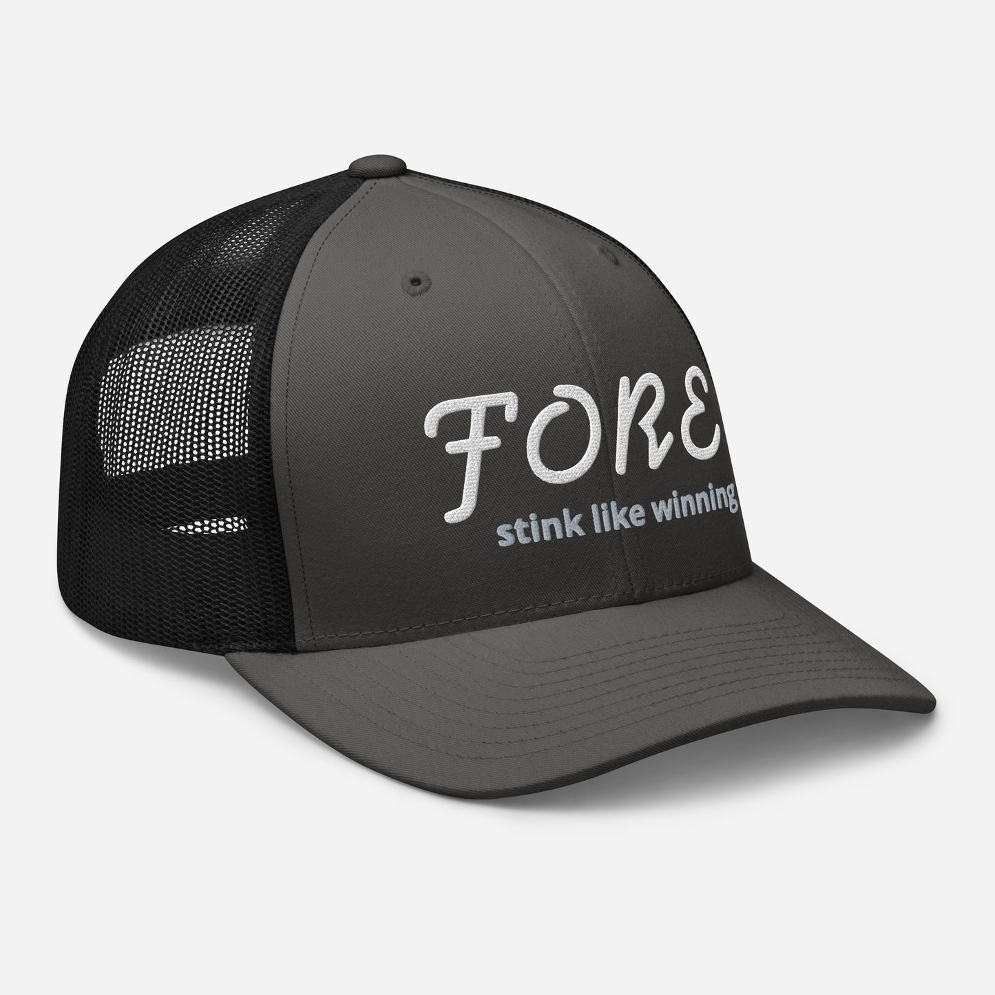 'FORE' stink like winning golfer Trucker Cap