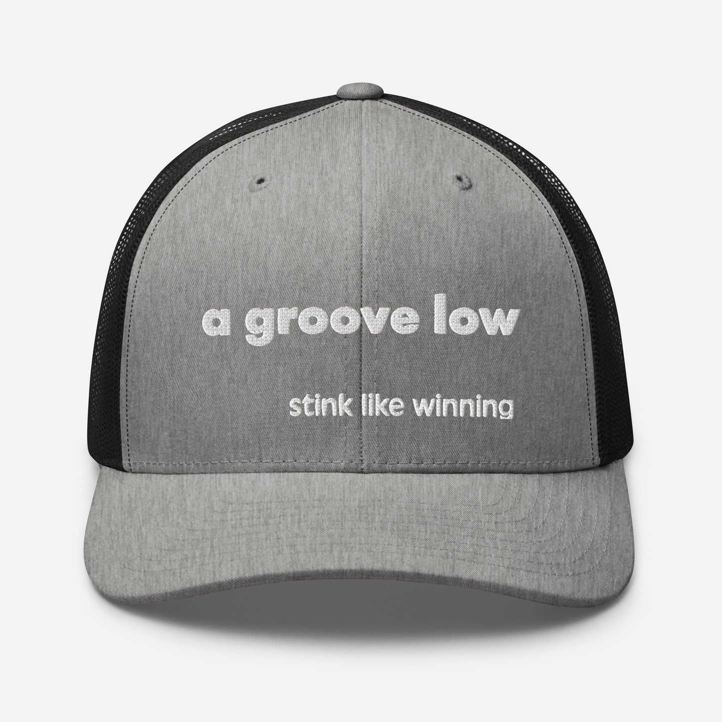 'A groove low' stink like winning golfer Trucker Cap