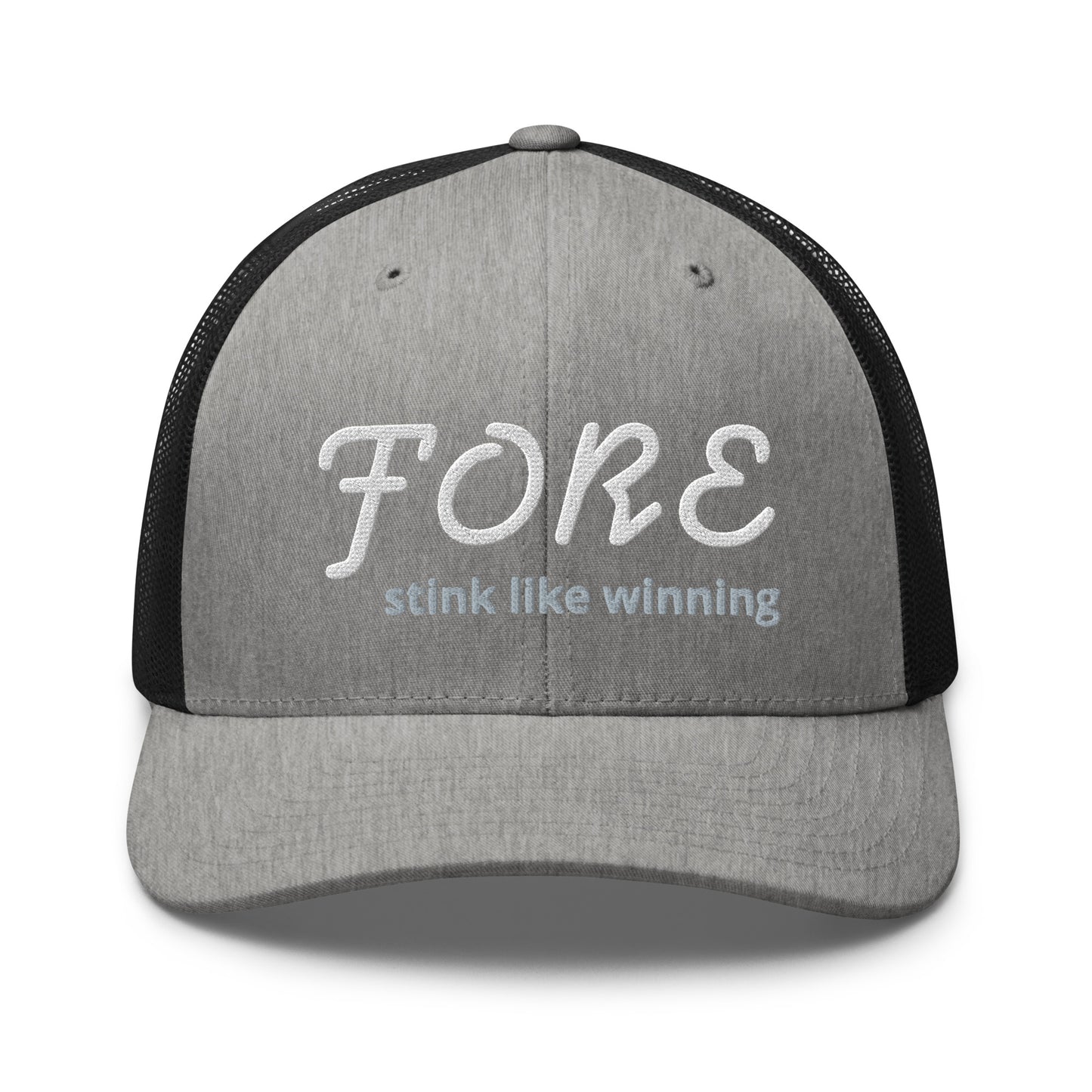 'FORE' stink like winning golfer Trucker Cap