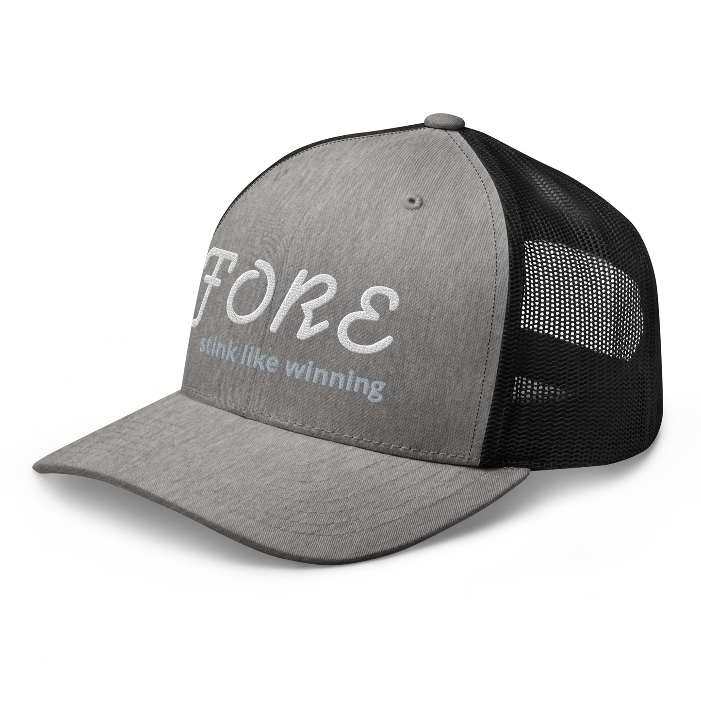 'FORE' stink like winning golfer Trucker Cap