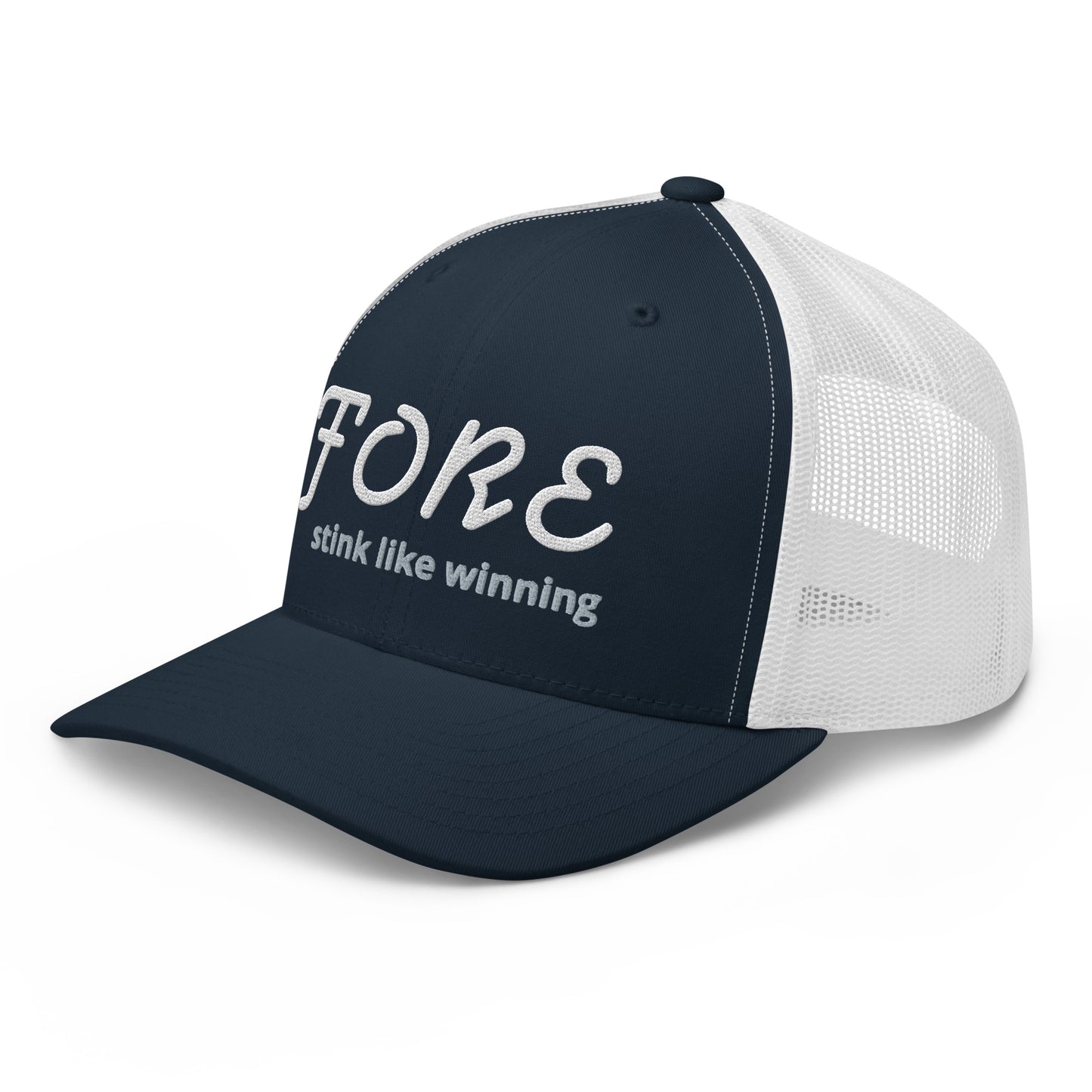 'FORE' stink like winning golfer Trucker Cap