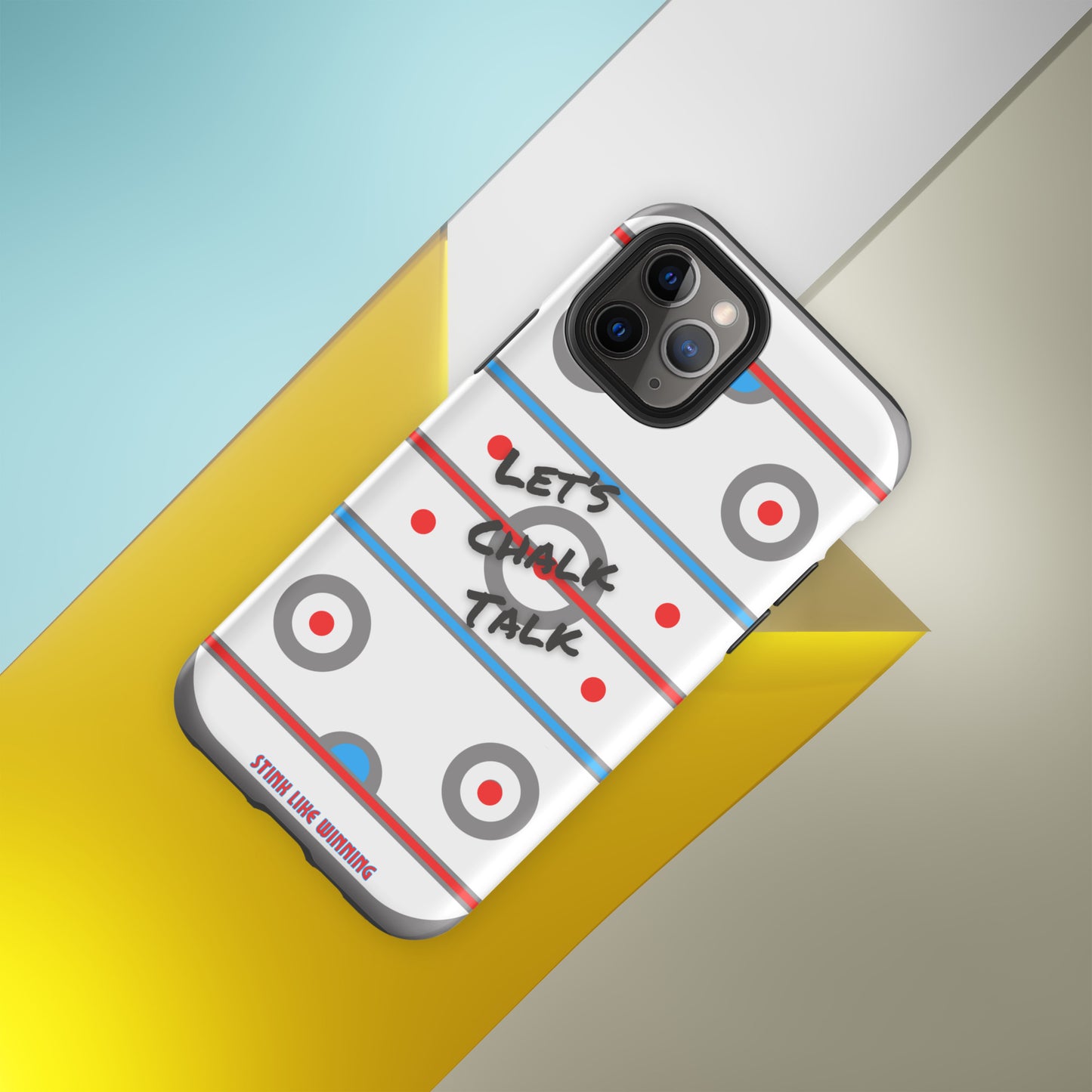 Stylish Tough Matte Hockey Case for iPhone 11 Pro | Stink Like Winning