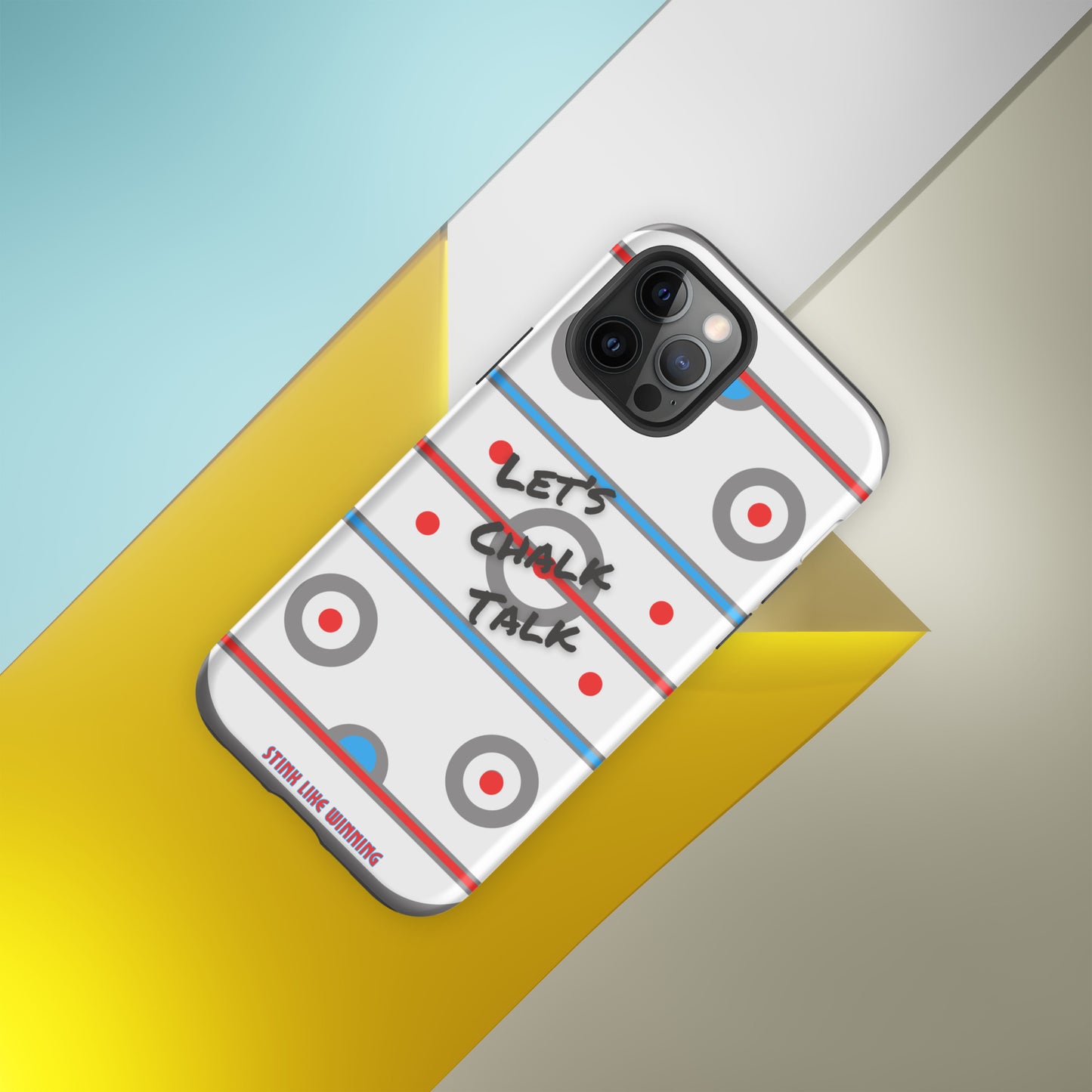 Stylish Matte Tough Case for iPhone 12 Pro for Hockey Players | Stink Like Winning