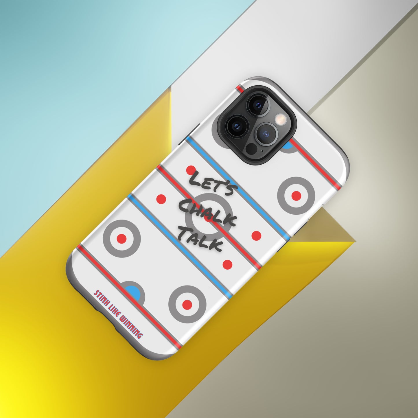 Matte Tough Hockey Case for iPhone 12 Pro Max | Robust and Stylish Phone Cover