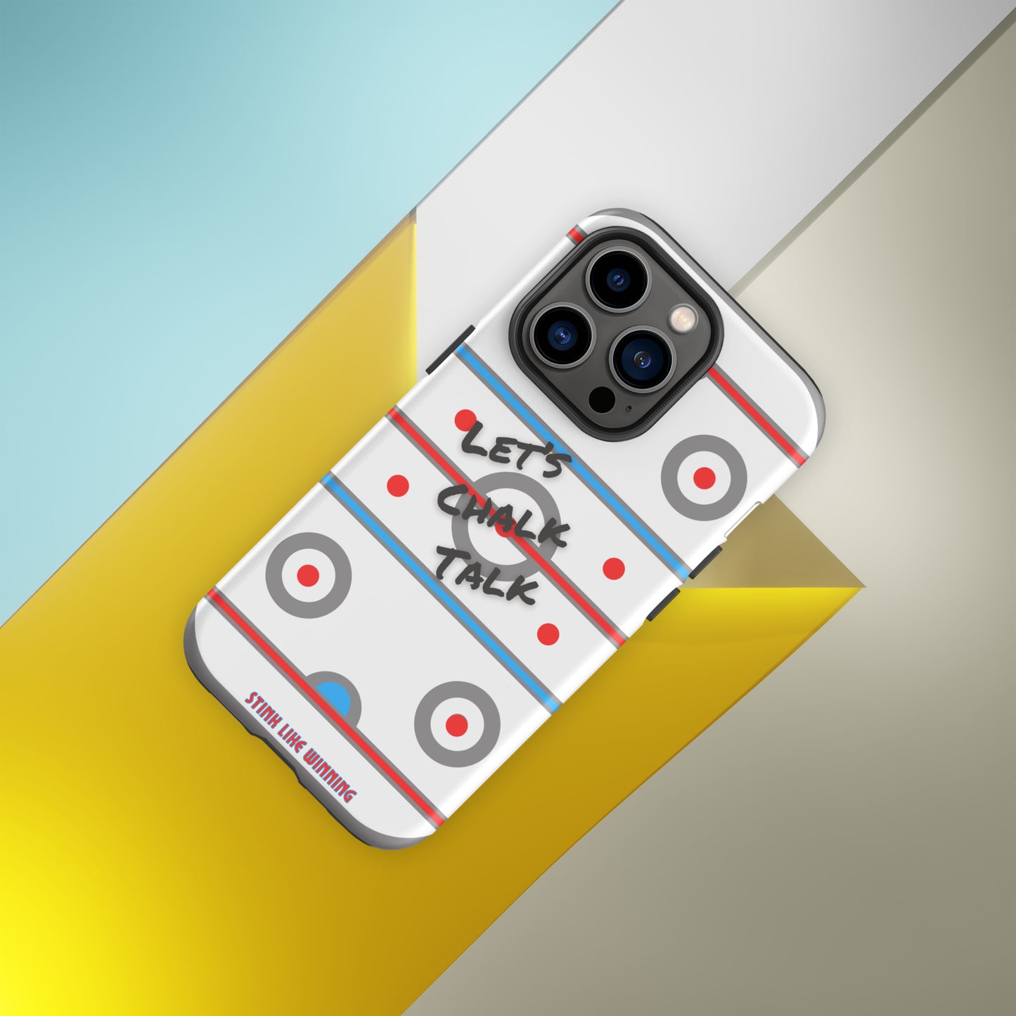 Durable and Sleek Hockey Design iPhone 13 Pro Phone Cover | Stink Like Winning