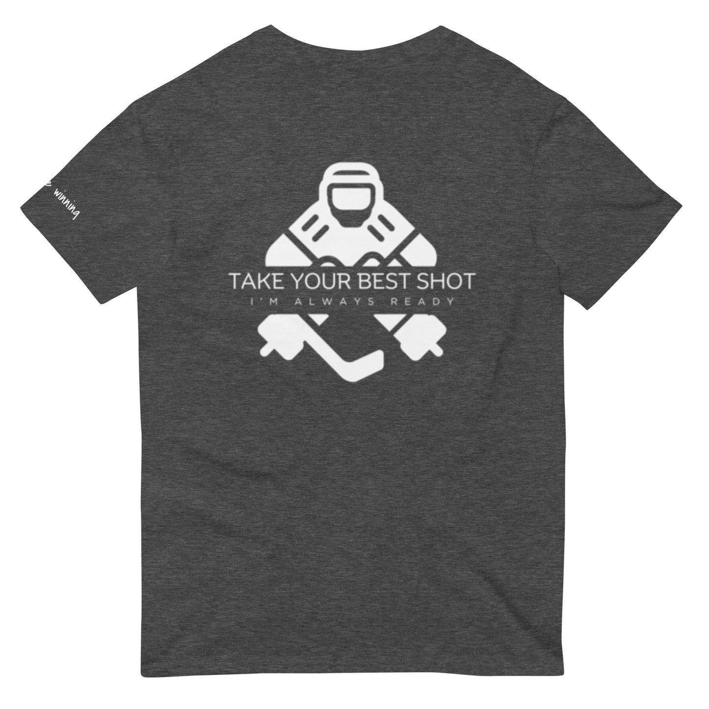 Unisex lightweight t-shirt navy black | Stink Like Winning