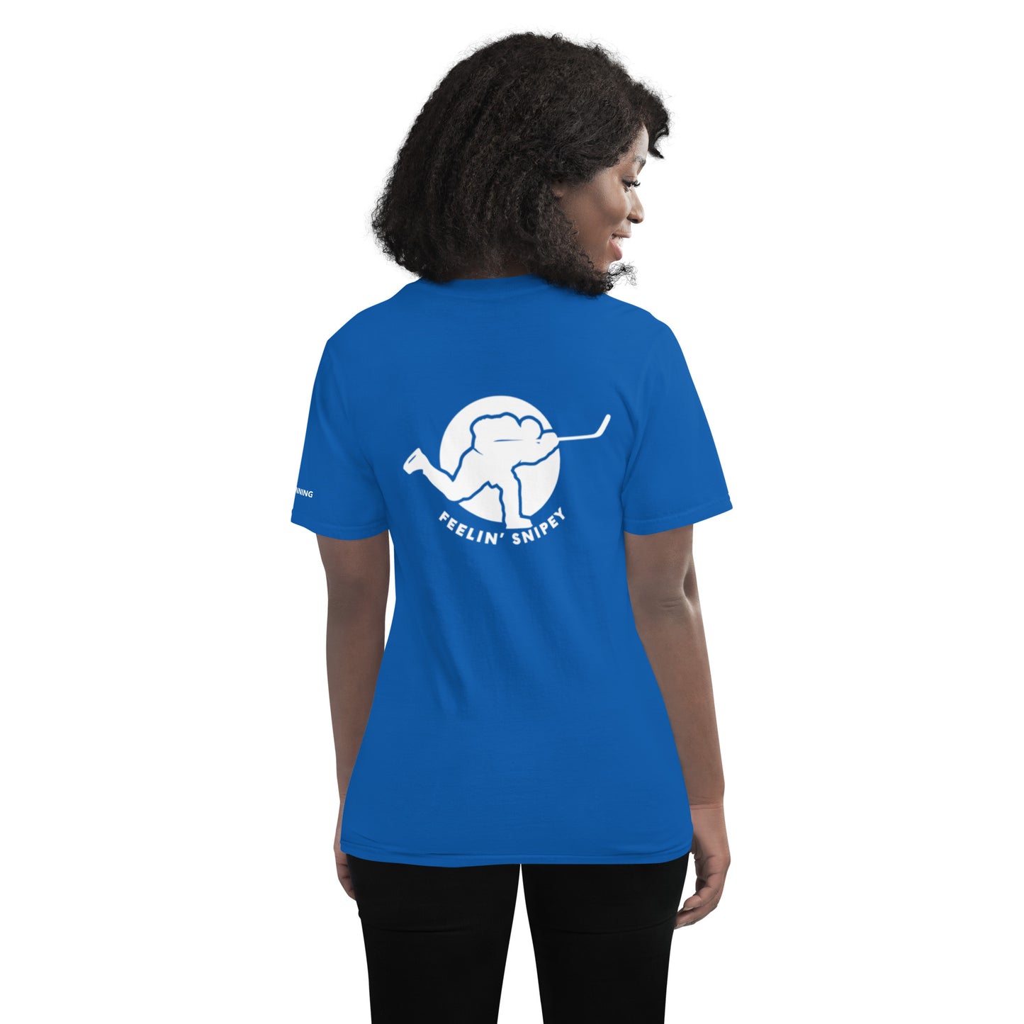 Feelin Snipey Hockey Player Short-Sleeve T-Shirts