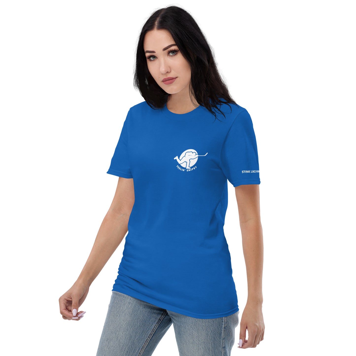 Feelin Snipey Hockey Player Short-Sleeve T-Shirts