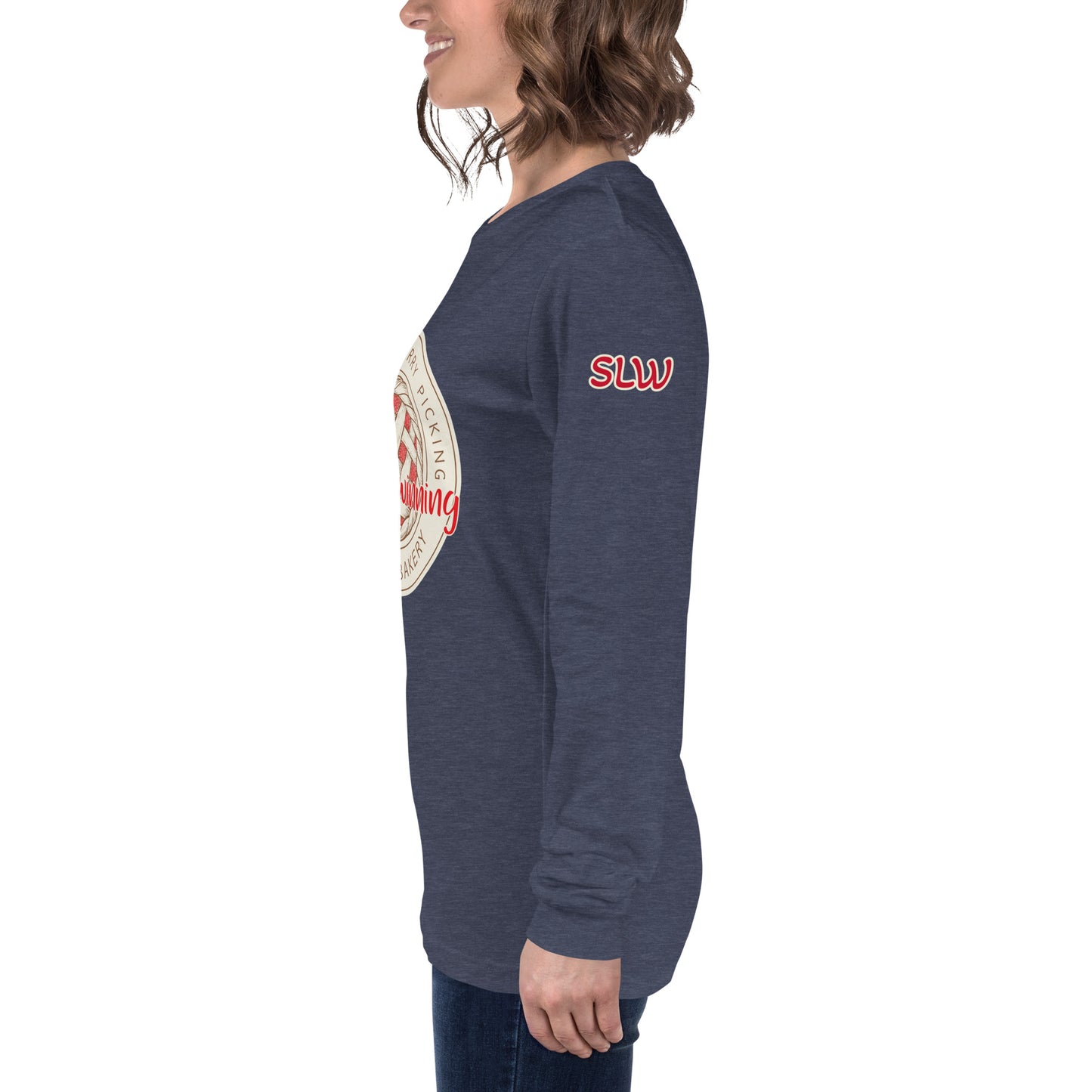 Leave the Cherry Picking Hockey Long Sleeve T-Shirt