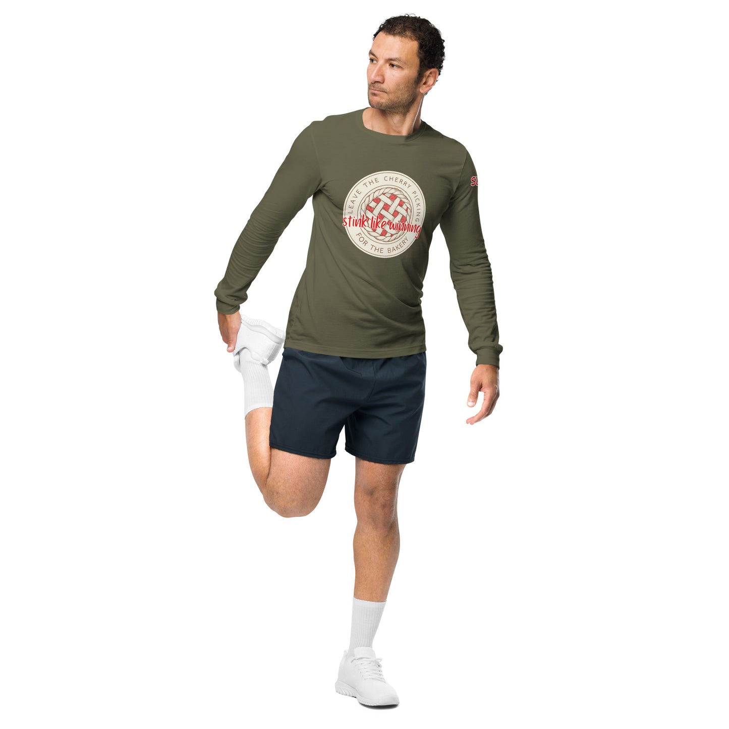 Leave the Cherry Picking Hockey Long Sleeve T-Shirt