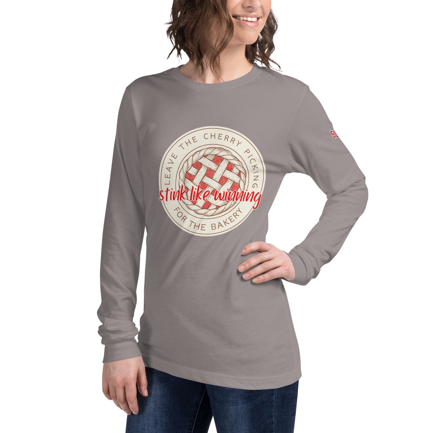 Leave the Cherry Picking Hockey Long Sleeve T-Shirt
