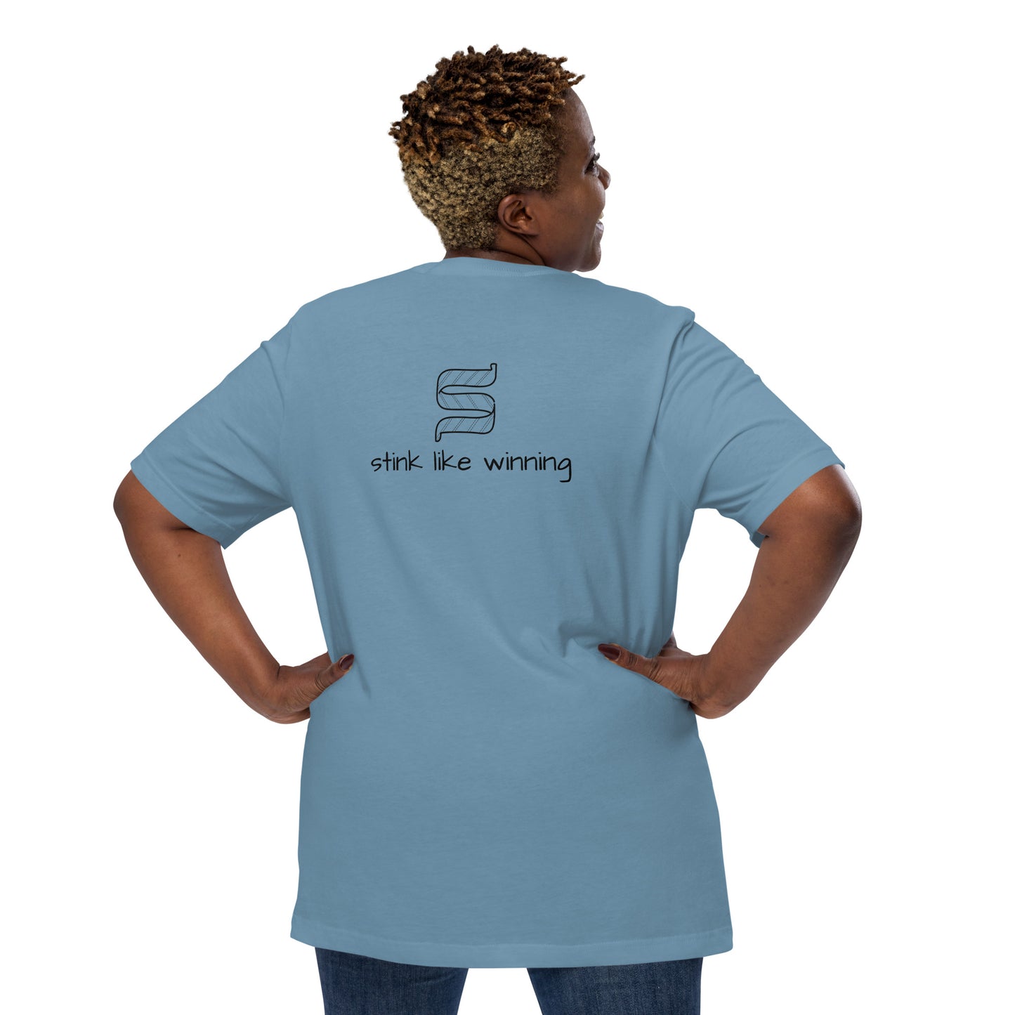 Women's Short Sleeve Goalie Tee | Stink Like Winning