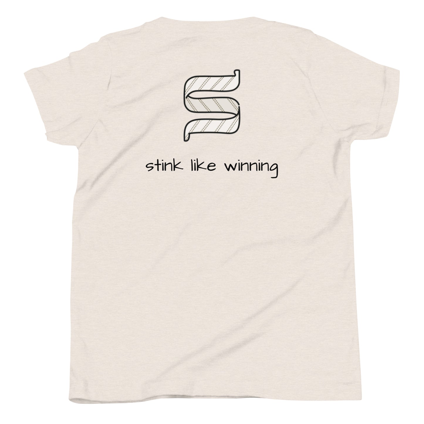 Stink Like Winning Graphic Short Sleeve T-Shirt for Youth