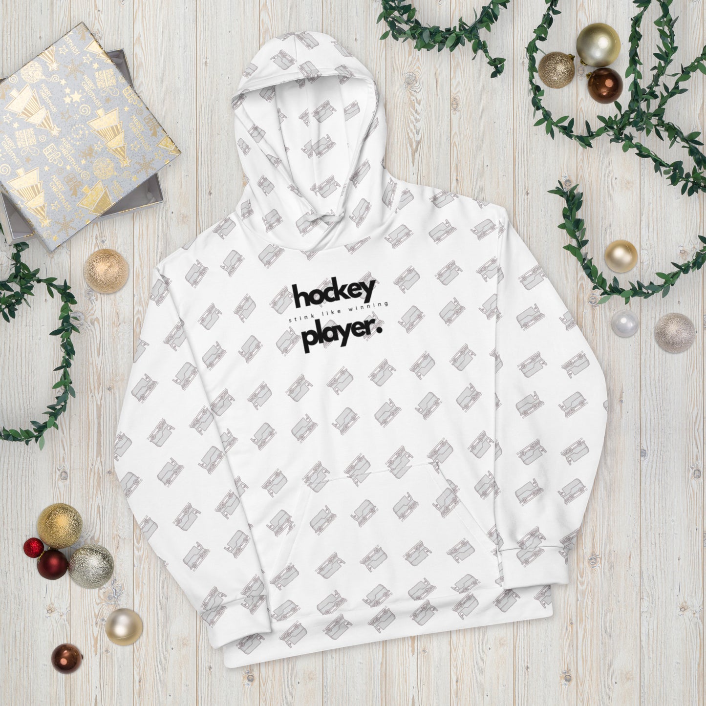 Hockey Player Zamboni Hockey Hoodie